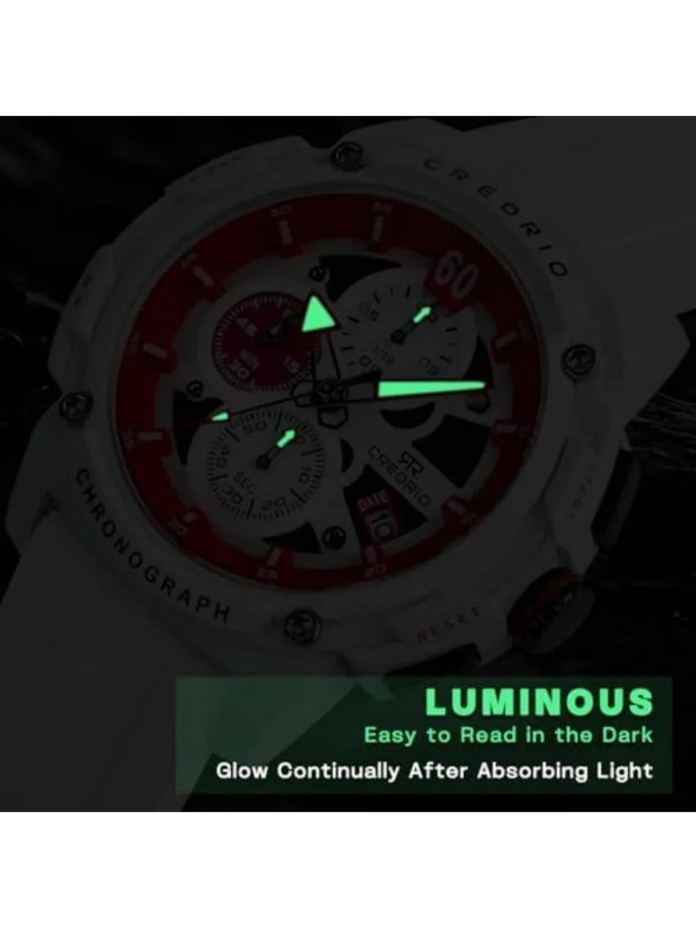Stylish Men's Quartz Watch - Luxury Waterproof Analog with Date, Luminous